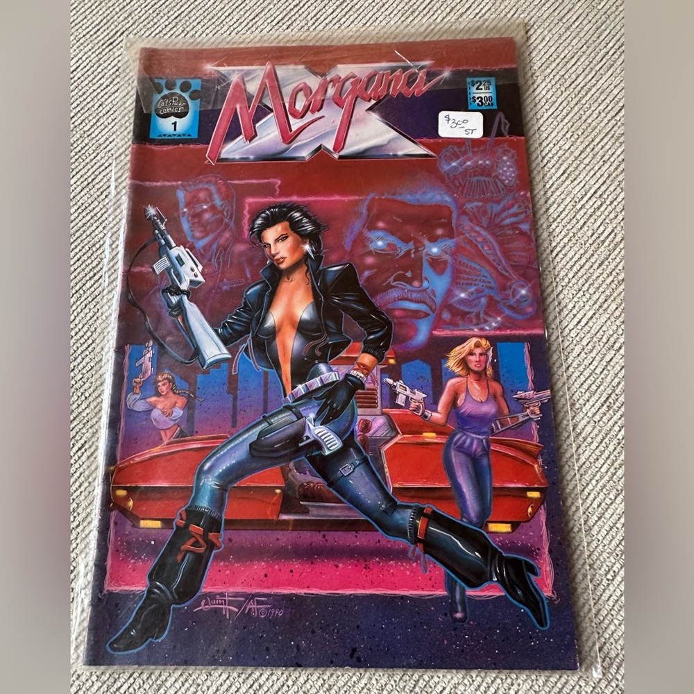 Morgana Comic Book with Vibrant Cover Art